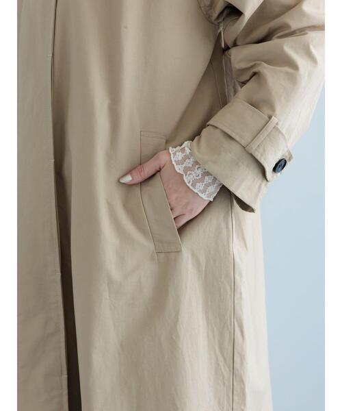 Te chichi（テチチ）の「ステンカラーコート《2026 spring catalog item》（その他アウター・レディース・ベージュ/グリーン系その他・F）」の13枚目の写真