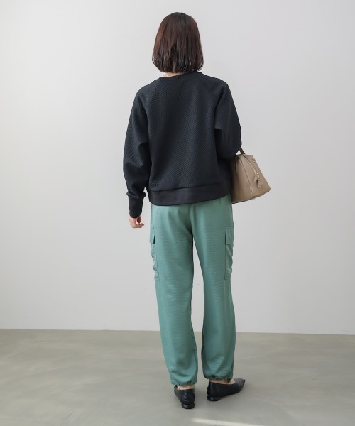 Bou Jeloud(ブージュルード)の「ヴィンテージサテンカーゴパンツ(その他パンツ・レディース・ブラック/ミント/アイボリー・38)」の13枚目の写真