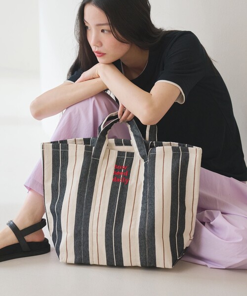 セール】【別注】＜beej＞ストライプ 2WAY トートバッグ（トートバッグ
