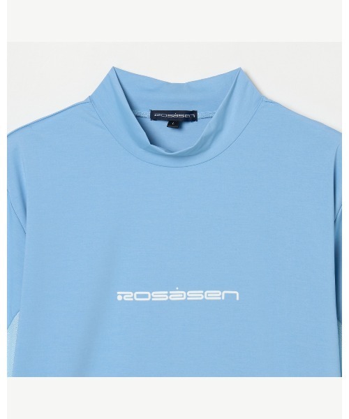 ROSASEN（ロサーセン）の「【Rosasen/GOLF】 クールベアテン半袖シャツ（ポロシャツ・メンズ・ブラック/ブルー・50/52/48）」の7枚目の写真