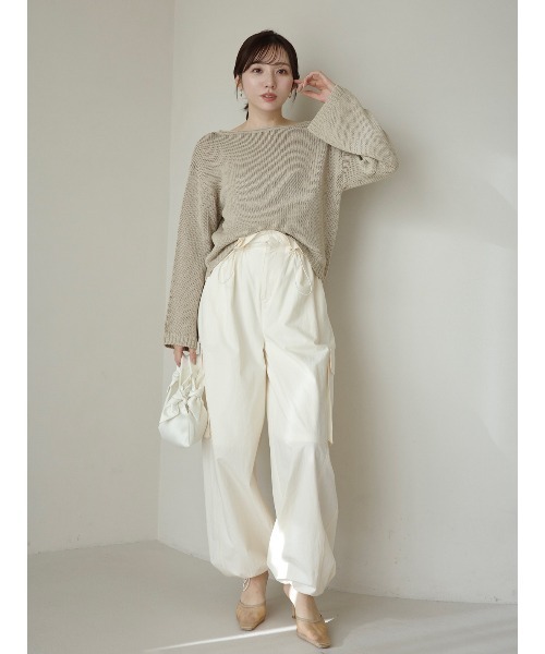 テクスチャードロストカーゴパンツ（カーゴパンツ）｜anuans（ア