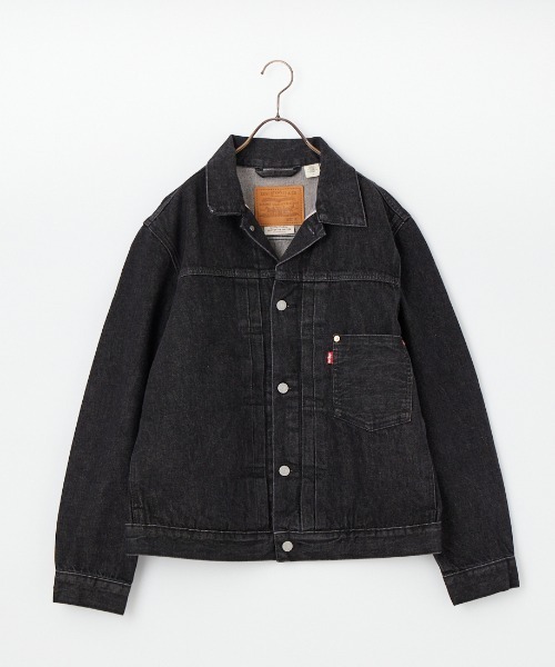 Levi's（リーバイス）の「[LEVI’S/リーバイス] TYPE 1 TRUCKER デニムジャケット（デニムジャケット・レディース・ブラック・L/M/XL）」の4枚目の写真