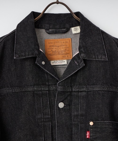 Levi's（リーバイス）の「[LEVI’S/リーバイス] TYPE 1 TRUCKER デニムジャケット（デニムジャケット・レディース・ブラック・L/M/XL）」の6枚目の写真