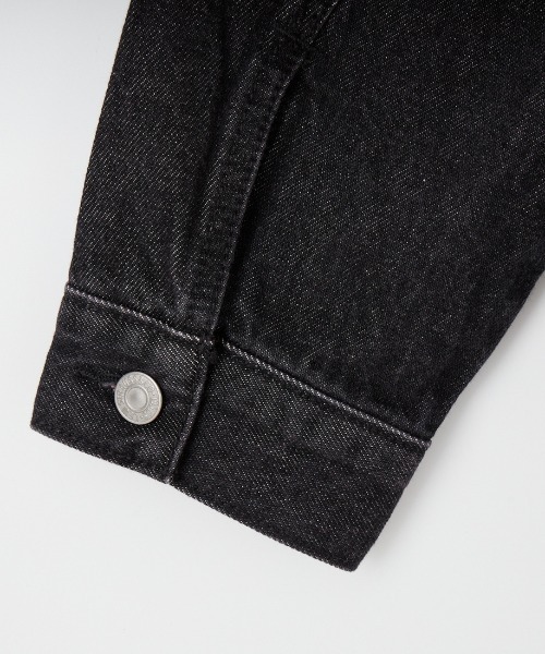 Levi's（リーバイス）の「[LEVI’S/リーバイス] TYPE 1 TRUCKER デニムジャケット（デニムジャケット・レディース・ブラック・L/M/XL）」の7枚目の写真