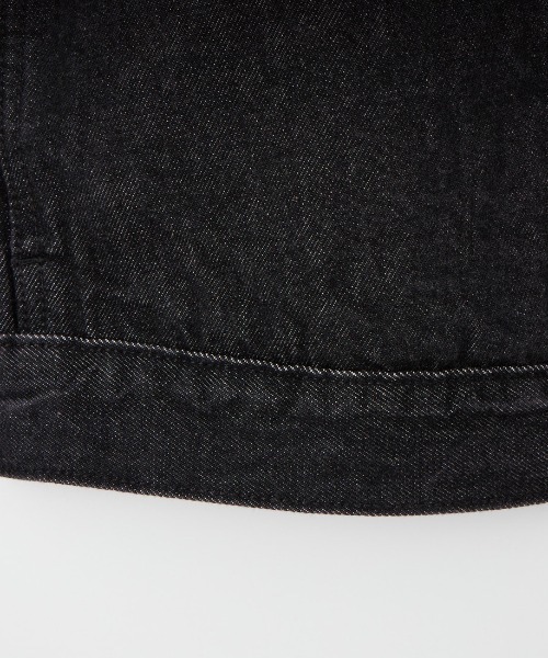 Levi's（リーバイス）の「[LEVI’S/リーバイス] TYPE 1 TRUCKER デニムジャケット（デニムジャケット・レディース・ブラック・L/M/XL）」の8枚目の写真