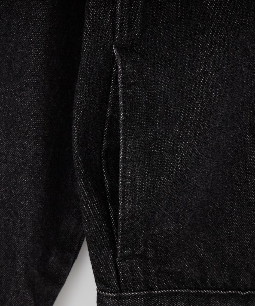 Levi's（リーバイス）の「[LEVI’S/リーバイス] TYPE 1 TRUCKER デニムジャケット（デニムジャケット・レディース・ブラック・L/M/XL）」の9枚目の写真