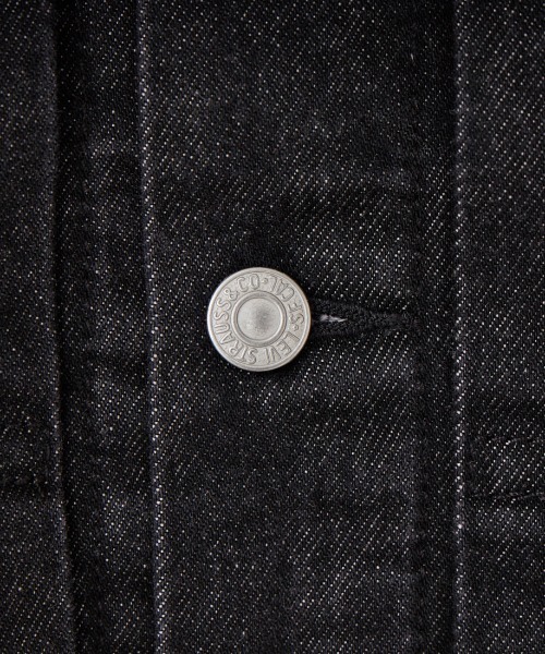 Levi's（リーバイス）の「[LEVI’S/リーバイス] TYPE 1 TRUCKER デニムジャケット（デニムジャケット・レディース・ブラック・L/M/XL）」の10枚目の写真