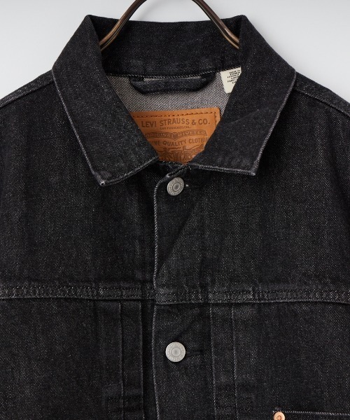 Levi's（リーバイス）の「[LEVI’S/リーバイス] TYPE 1 TRUCKER デニムジャケット（デニムジャケット・レディース・ブラック・L/M/XL）」の13枚目の写真