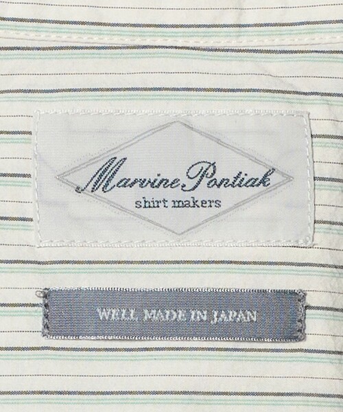 Marvine Pontiak shirt makers（マービンポンティアックシャツメーカーズ）の「＜Marvine Pontiak shirt makers × Steven Alan＞ ST DRZ SH/シャツ（シャツ/ブラウス・メンズ・ベージュ・FREE）」の9枚目の写真