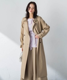 LAUTREAMONT（ロートレアモン）の「【ラク軽トレンチ】ラグランスリーブスプリングコート≪手洗い≫（トレンチコート）」