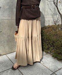 NOLLEY’S | ウォッシャブルカッセンギャザーマキシスカート(スカート)