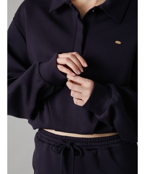 LILY BROWN(リリーブラウン)の「ボンディングセットアップ(ワンピース・レディース・ネイビー/ピンク/オフホワイト・F)」の21枚目の写真