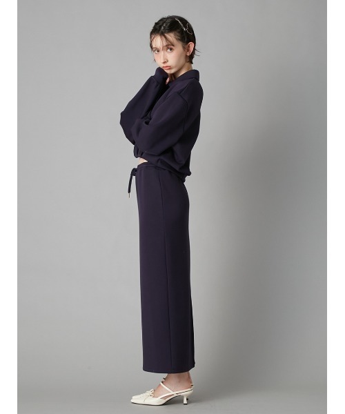 LILY BROWN(リリーブラウン)の「ボンディングセットアップ(ワンピース・レディース・ネイビー/ピンク/オフホワイト・F)」の6枚目の写真
