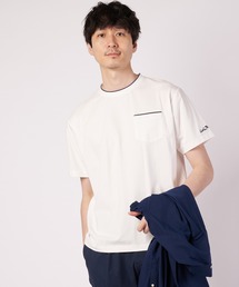 プレーティング 天竺 ジャガードリブ Tシャツ