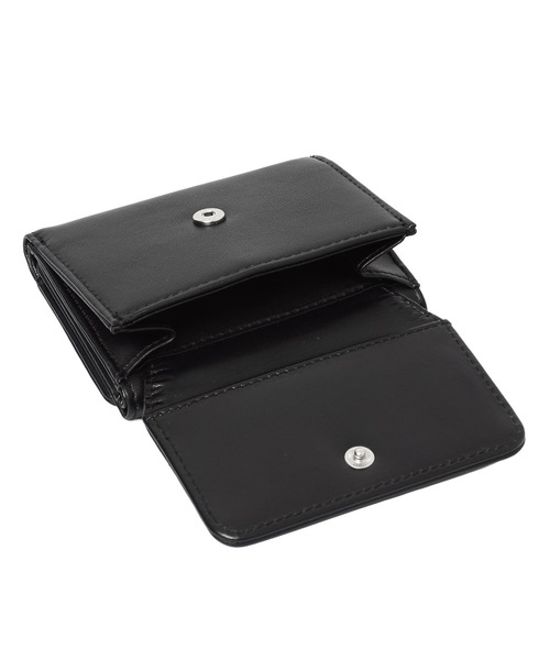 X-girl(エックスガール)の「TONAL OVAL LOGO BUCKLE FAUX LEATHER MINI WALLET(財布・レディース・ブラック/ベージュ/ピンク・ONE SIZE)」の10枚目の写真