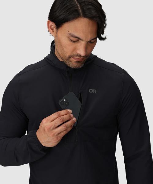 OUTDOOR RESEARCH(アウトドアリサーチ)の「OUTDOOR RESEARCH/アウトドアリサーチ アストロマンエアサンフーディー(ブルゾン・メンズ・ブラック・LARGE/MEDIUM)」の7枚目の写真