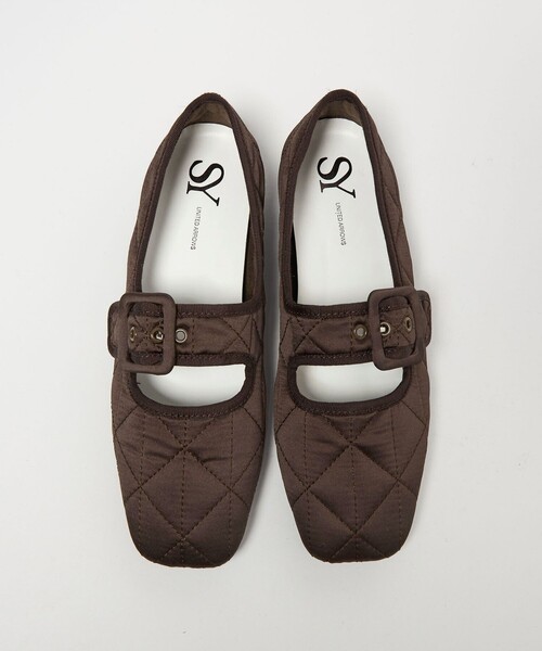 SY UNITED ARROWS(シーユナイテッドアローズ)の「<SY>ソフトメリージェーンSTNフラット10↑(バレエシューズ・レディース・ブラック/ライトグレー/ダークブラウン/パープル・22cm/22.5cm/23cm/23.5cm/24cm/24.5cm/25cm)」の3枚目の写真