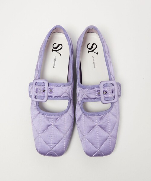 SY UNITED ARROWS(シーユナイテッドアローズ)の「<SY>ソフトメリージェーンSTNフラット10↑(バレエシューズ・レディース・ブラック/ライトグレー/ダークブラウン/パープル・22cm/22.5cm/23cm/23.5cm/24cm/24.5cm/25cm)」の4枚目の写真