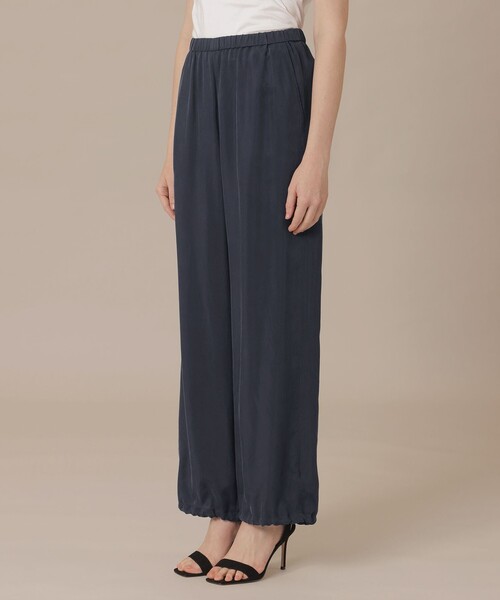 MACKINTOSH LONDON(マッキントッシュ ロンドン)の「【eclat5月号掲載】【婦人画報4月号掲載】キュプラフィブリルパンツ(その他パンツ・レディース・ネイビー/ベージュ・38)」の8枚目の写真