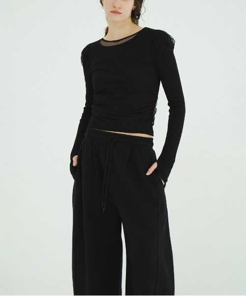 CLANE（クラネ）の「COCOON BULKY SWEAT PANTS（スウェットパンツ・レディース・レッド/グレー/ブラック/ホワイト・1/0/2）」の21枚目の写真