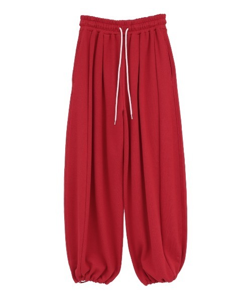 CLANE（クラネ）の「COCOON BULKY SWEAT PANTS（スウェットパンツ・レディース・レッド/グレー/ブラック/ホワイト・1/0/2）」の10枚目の写真