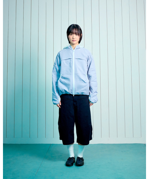 THECOLDESTMOMENT(ザコールデストモーメント)の「TCM split windstopper (sky blue)(ナイロンジャケット・レディース・その他・MEDIUM/LARGE/SMALL)」の6枚目の写真