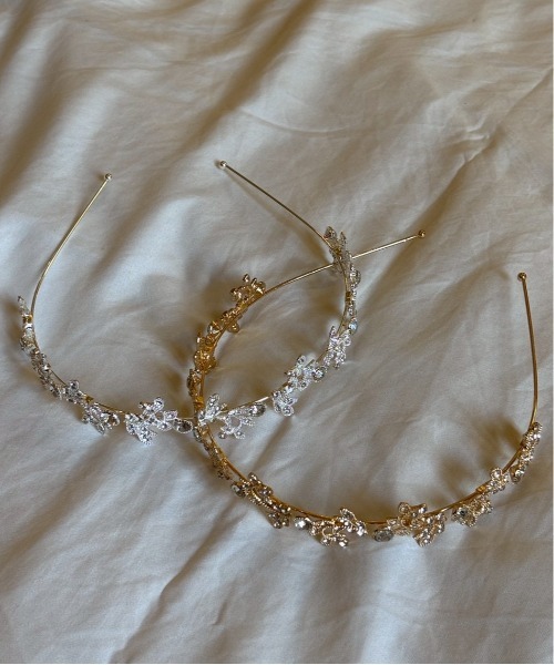 kutir（クティール）の「kutirlune／リーフモチーフカチューシャ（カチューシャ・レディース・ゴールド/シルバー・FREE）」の6枚目の写真