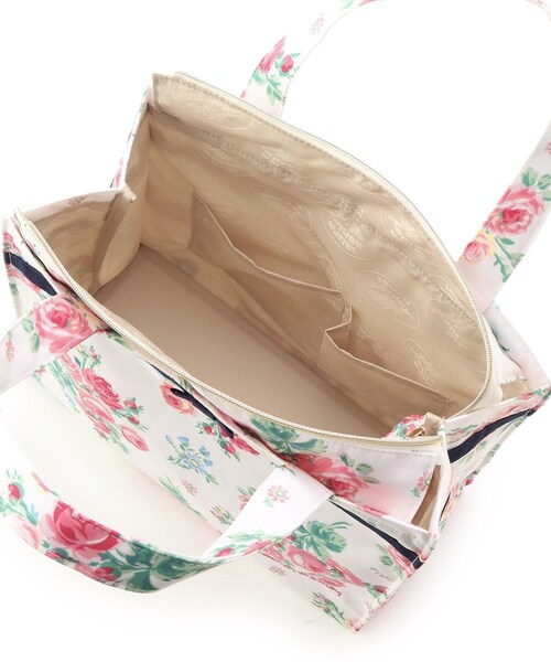 LAURA ASHLEY（ローラアシュレイ）の「バンチェッドロージズ柄 トートバッグ（トートバッグ・レディース・ホワイト系その他/ブルー系その他2・00）」の6枚目の写真