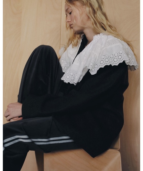 anuke（アンヌーク）の「Herringbone Wool Jacket（テーラードジャケット・レディース・ベージュ/チャコールグレー・38inch/36inch）」の21枚目の写真