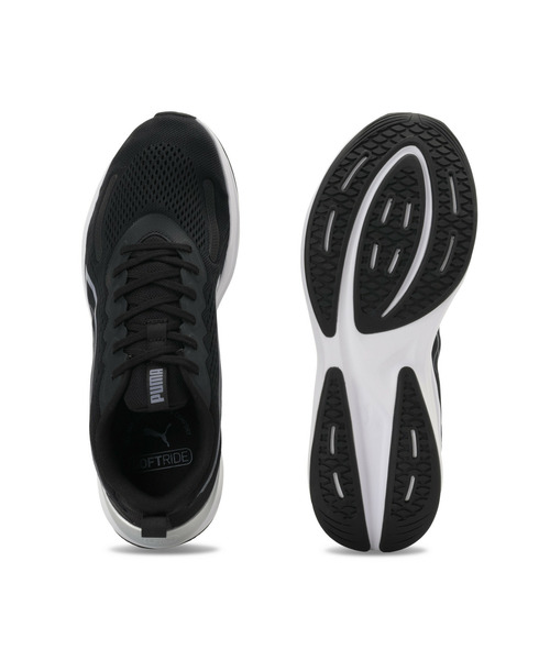 PUMA(プーマ)の「PUMA プーマ ユニセックス ソフトライド ムーブオン ウゴク ジャパンフィッ(スニーカー・メンズ・ホワイト×ブラック/ブラック・22.0cm/29.0cm/28.0cm/27.0cm/26.0cm/25.0cm/24.0cm/23.0cm/30.0cm/28.5cm/27.5cm/26.5cm/25.5cm/24.5cm/23.5cm/22.5cm)」の5枚目の写真