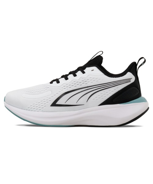 PUMA(プーマ)の「PUMA プーマ ユニセックス ソフトライド ムーブオン ウゴク ジャパンフィッ(スニーカー・メンズ・ホワイト×ブラック/ブラック・22.0cm/29.0cm/28.0cm/27.0cm/26.0cm/25.0cm/24.0cm/23.0cm/30.0cm/28.5cm/27.5cm/26.5cm/25.5cm/24.5cm/23.5cm/22.5cm)」の2枚目の写真