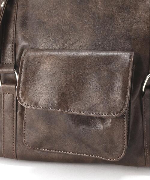 FREE'S MART（フリーズマート）の「◆フロントポケットバッグ（ショルダーバッグ・レディース・ブラック/ブラウン・ﾌﾘ-）」の12枚目の写真