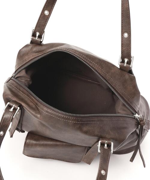 FREE'S MART（フリーズマート）の「◆フロントポケットバッグ（ショルダーバッグ・レディース・ブラック/ブラウン・ﾌﾘ-）」の16枚目の写真