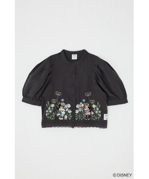 Disney SERIES CREATED by MUS(ディズニーシリーズクリエイテッドバイエムユーエス)の「MD BOTANICAL EMBROIDERY ブラウス(シャツ/ブラウス・レディース・ホワイト/ブラック・FREE)」の2枚目の写真