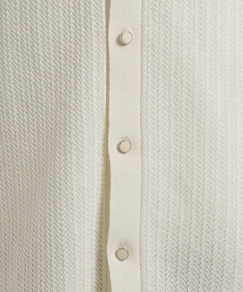 HARE（ハレ）の「パールボタンニットシャツ(HARE)（ニット/セーター・メンズ・ブラウン/ブラック/ホワイト・FREE）」の15枚目の写真