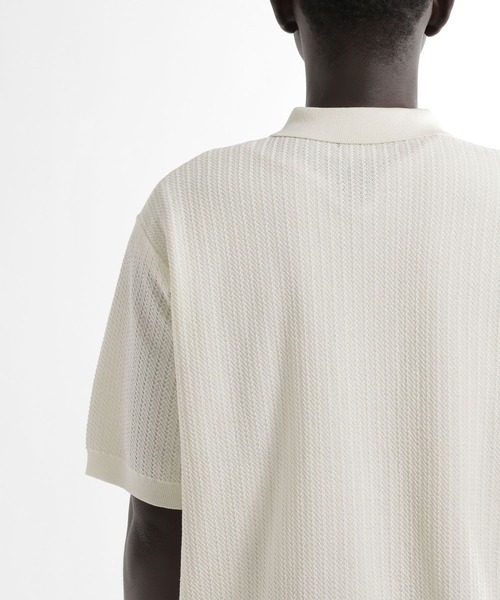 HARE（ハレ）の「パールボタンニットシャツ(HARE)（ニット/セーター・メンズ・ブラウン/ブラック/ホワイト・FREE）」の16枚目の写真