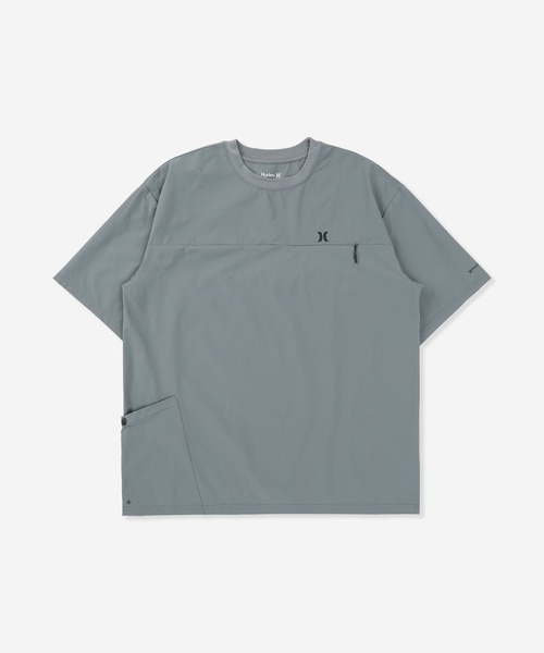 Hurley (ハーレー)の「【Hurley:ハーレー】ファントムストレッチTシャツ ユーティリティーアイテム PHANTOM WVN ICON OVRSZD SS TEE(シャツ/ブラウス・メンズ・ブルーグレー/ブラック・X-LARGE/SMALL/MEDIUM/LARGE)」の2枚目の写真