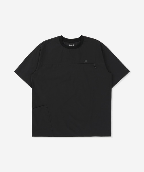 Hurley (ハーレー)の「【Hurley:ハーレー】ファントムストレッチTシャツ ユーティリティーアイテム PHANTOM WVN ICON OVRSZD SS TEE(シャツ/ブラウス・メンズ・ブルーグレー/ブラック・X-LARGE/SMALL/MEDIUM/LARGE)」の1枚目の写真