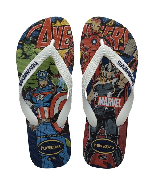 havaianas(ハワイアナス)の「TOP MARVEL CLASSICS(サンダル・メンズ・ネイビー/ベージュ系その他6・27cm/28cm/29cm/25.5cm)」の2枚目の写真