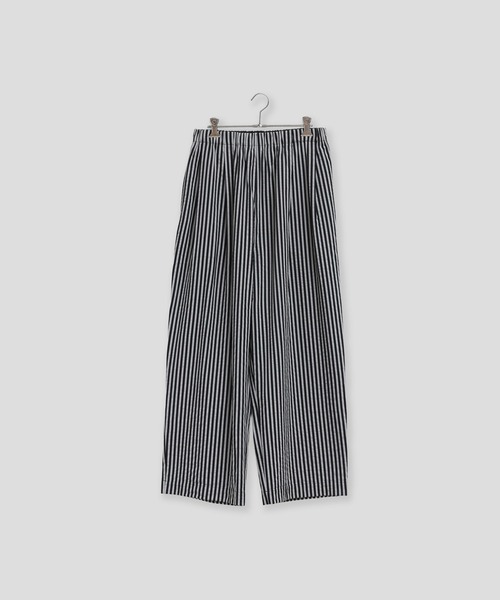 Kelen（ケレン）の「「KELEN / ケレン」2タックシアーサッカーストライプパンツ（その他パンツ・レディース・ブラウン/ブラック/グリーン・M/S）」の12枚目の写真
