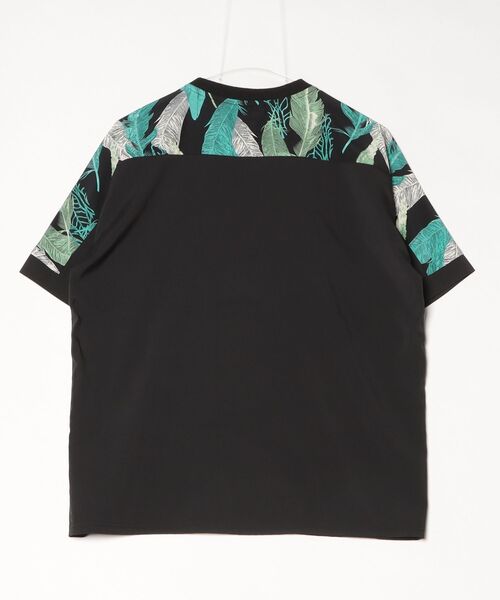 COOK JEANS(クックジーンズ)の「ショルダー切替Tシャツ(Tシャツ/カットソー・メンズ・ブラック系その他/ブラック系その他2/ホワイト系その他・LARGE/MEDIUM)」の11枚目の写真