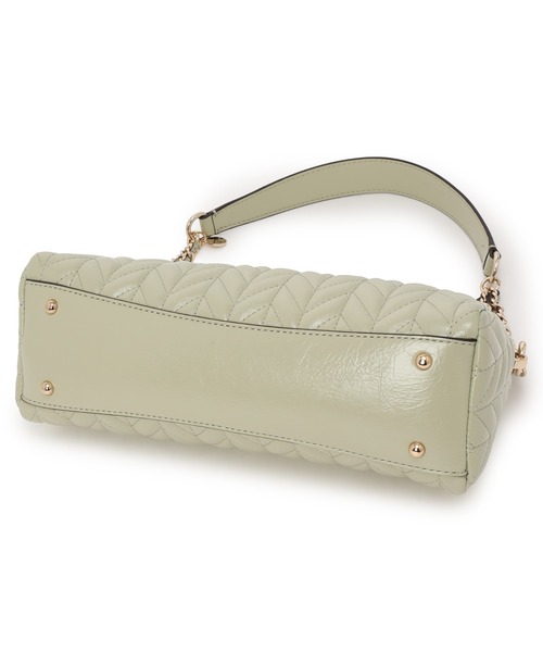 Guess（ゲス）の「CHERYL SHOULDER BAG ショルダーバッグ（ハンドバッグ・レディース・ストーン/ライトグリーン/ブラック・ONE SIZE）」の8枚目の写真