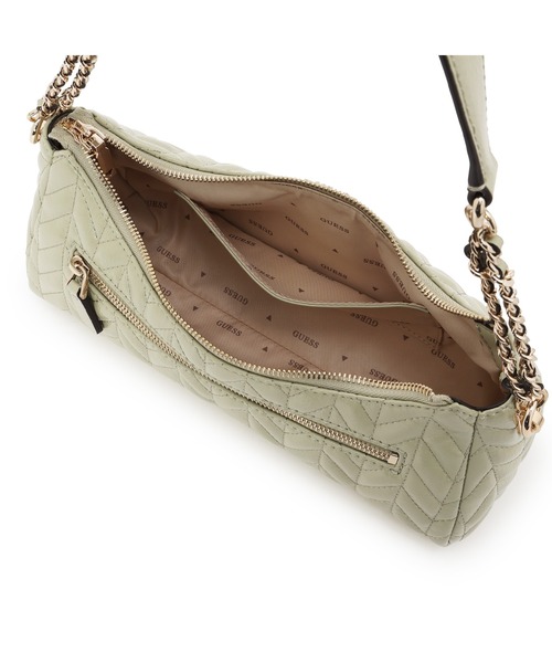 Guess（ゲス）の「CHERYL SHOULDER BAG ショルダーバッグ（ハンドバッグ・レディース・ストーン/ライトグリーン/ブラック・ONE SIZE）」の14枚目の写真