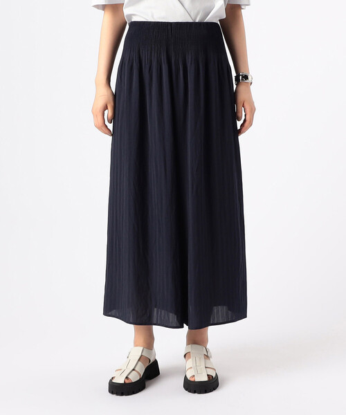 Gabardine K.T（ギャバジンケーティー）の「【セットアップ対応】シアーストライプ ゴムパンツ（その他パンツ・レディース・カーキ・9号）」の11枚目の写真