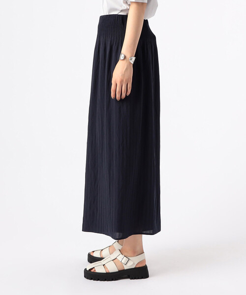 Gabardine K.T（ギャバジンケーティー）の「【セットアップ対応】シアーストライプ ゴムパンツ（その他パンツ・レディース・カーキ・9号）」の12枚目の写真