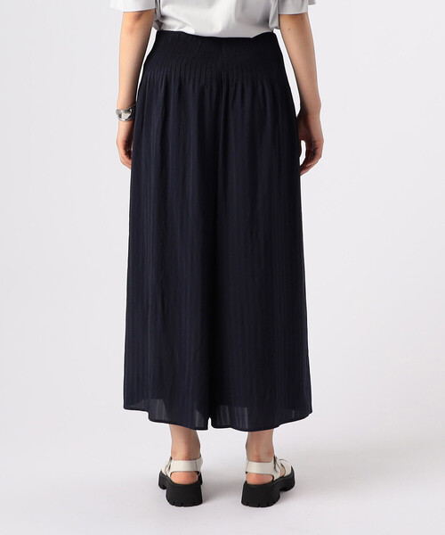 Gabardine K.T（ギャバジンケーティー）の「【セットアップ対応】シアーストライプ ゴムパンツ（その他パンツ・レディース・カーキ・9号）」の13枚目の写真