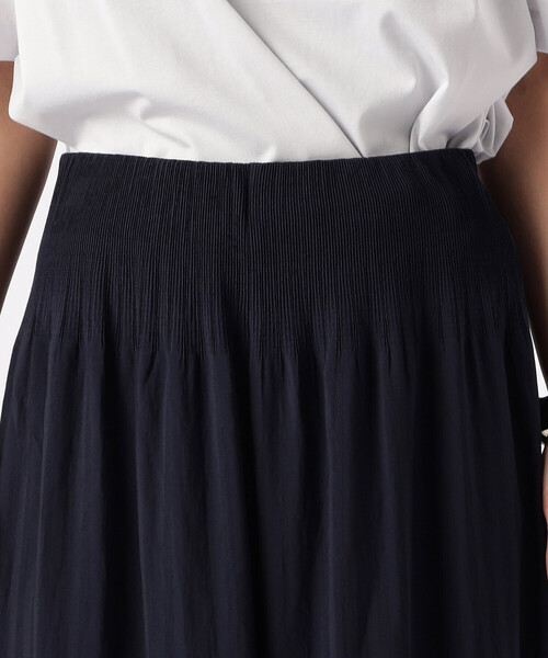 Gabardine K.T（ギャバジンケーティー）の「【セットアップ対応】シアーストライプ ゴムパンツ（その他パンツ・レディース・カーキ・9号）」の14枚目の写真