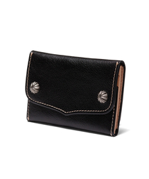 OGARP（オガープ）の「Concho Cow Leather Card Wallet Black（札入れ/マネークリップ）」
