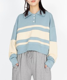 PUNYUS（プニュズ）の「バイカラーラガースウェット（スウェット）」