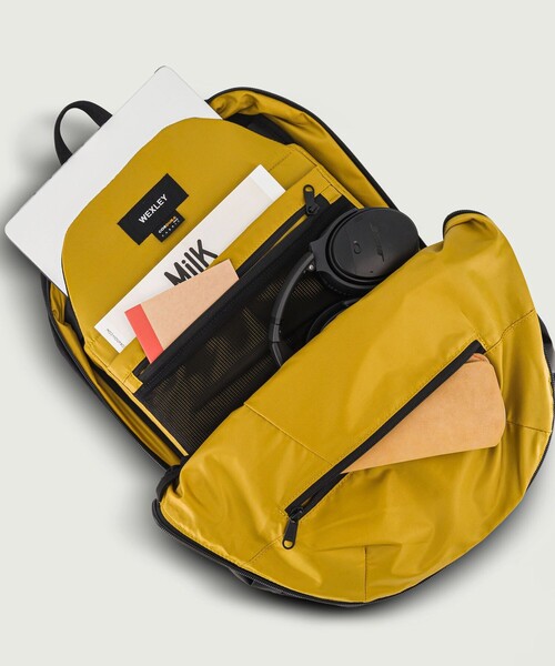 WEXLEY(ウェクスレイ)の「【WEXLEY/ウェクスレイ】STBP201 STEM CORDURA COATED BLACK(バックパック/リュック・メンズ・ブラック・FREE)」の3枚目の写真
